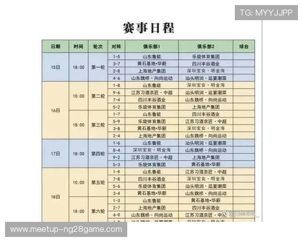 重庆超级联赛最新赛程及重要比赛时间全览指南